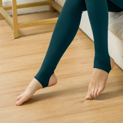 Fashion Women Solid Color Warm Winter Pants Keep Warm Leggings Leggings Women Female Clothing Women'S Pants Clothing Female